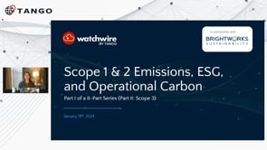 [Webinar] Scope 1 & 2 Emissions, ESG, and Operational Carbon