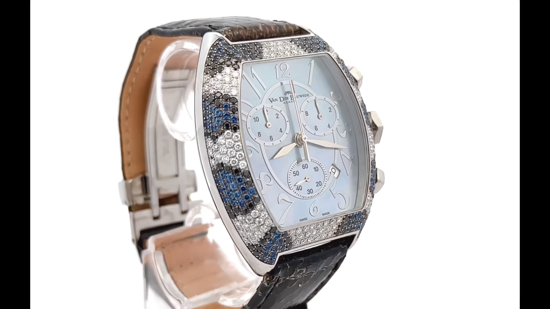 Van Der Bauwede Snake Magnum With Diamonds & Mother of Pearl Dial Unisex Watch Van Der Bauwede C65 Magnum XS Chrono Snake main image 3