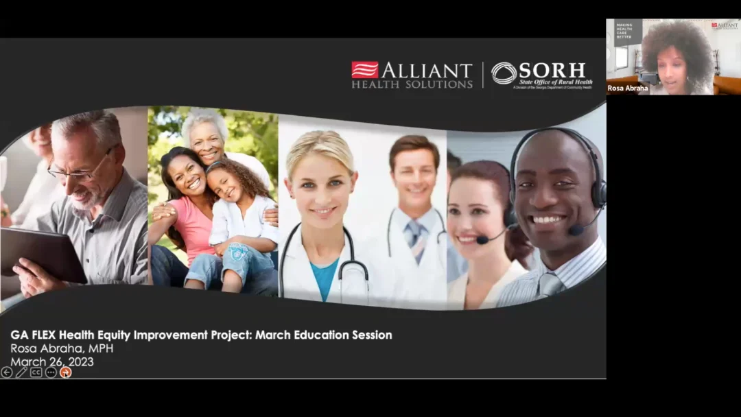 GA Flex Health Equity Improvement Project: March 2024 Education Session ...