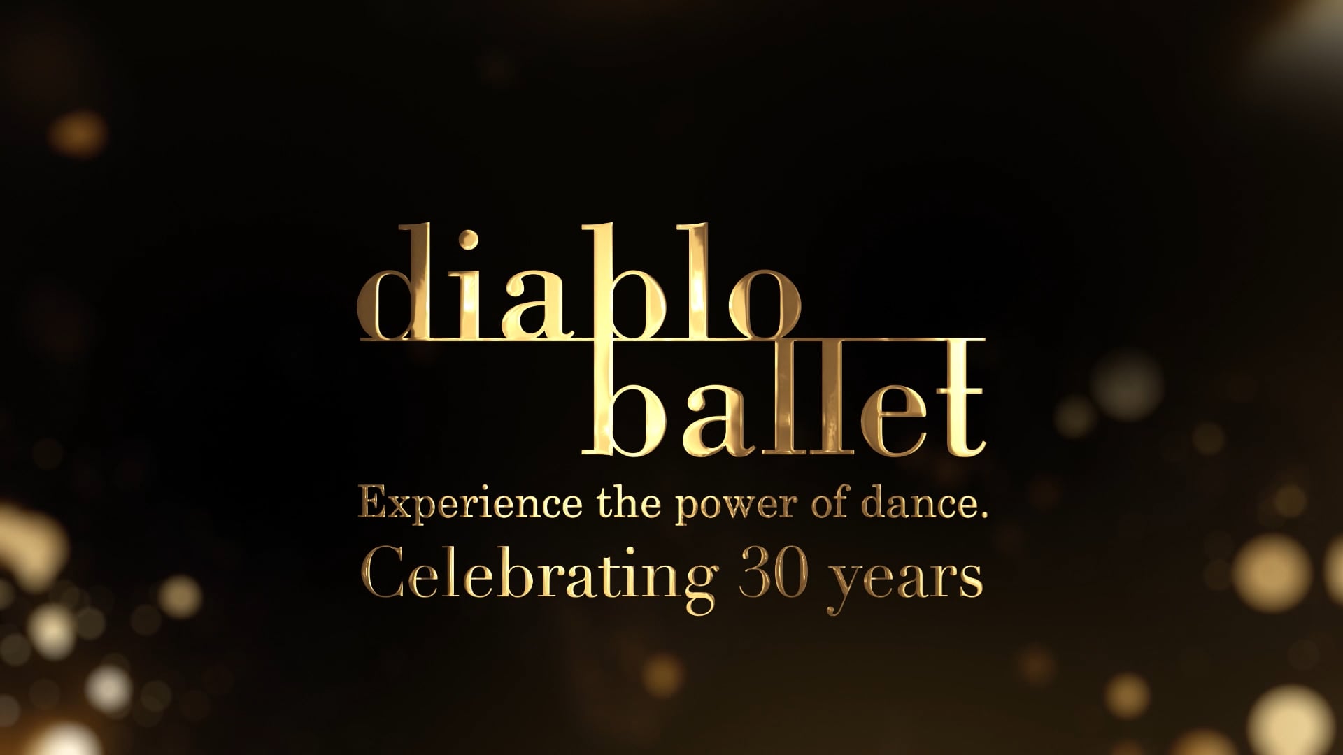 Generations - Diablo Ballet's 30th Anniversary Video