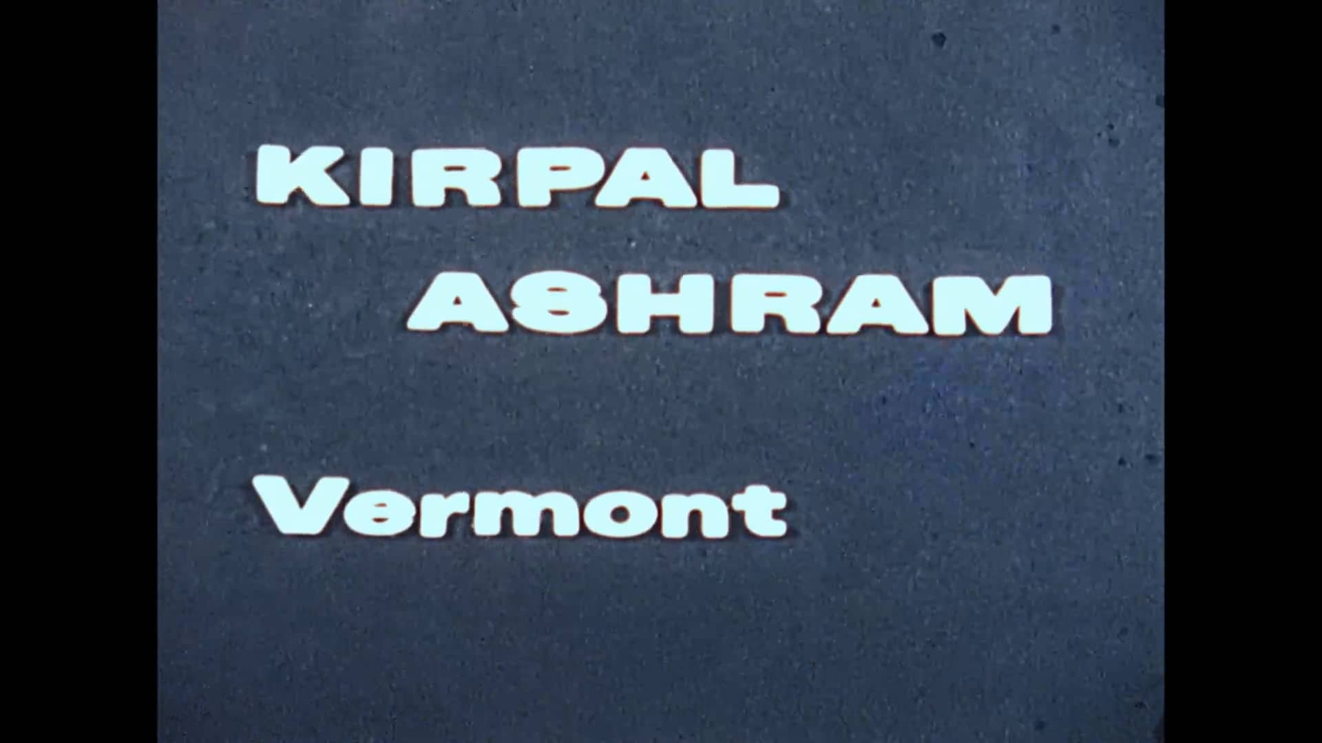 1963 10 12 Master Kirpal - Vermont, Kirpal Ashram on Vimeo