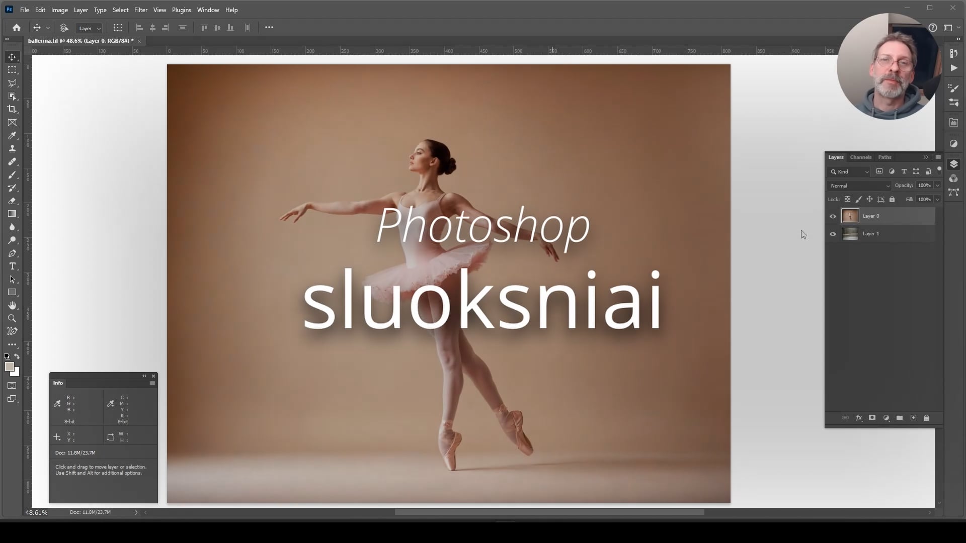 Įprastiniai Photoshop sluoksniai