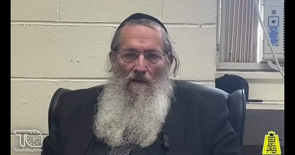 R dovid katzenstein 30 days before pesach