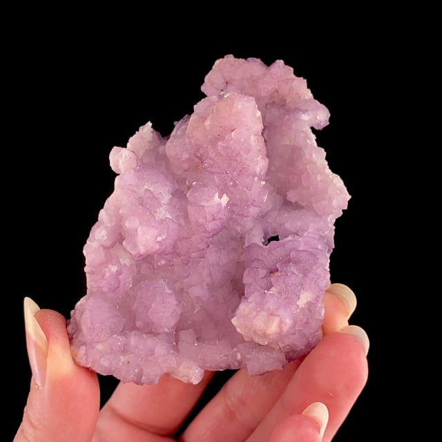 Fluorite on Quartz "casts" after Calcite