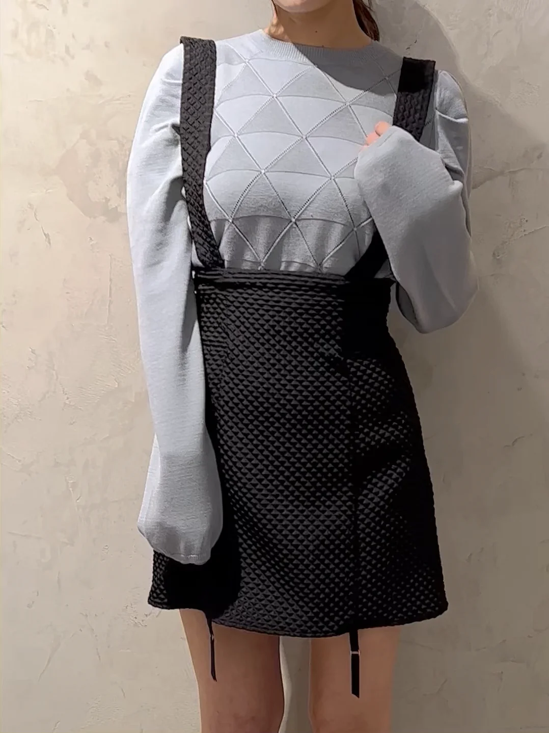 EATME レースアップジャンスカ シースルースリーブTOP EATME レースアップジャンスカ シースルースリーブTOP - メルカリ