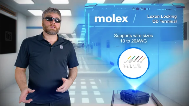 Molex Loxon Locking Quick Disconnect Terminals, Tech Specs | TTI, Inc