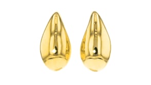 Italian 14kt Yellow Gold Extra-Large Teardrop Earrings