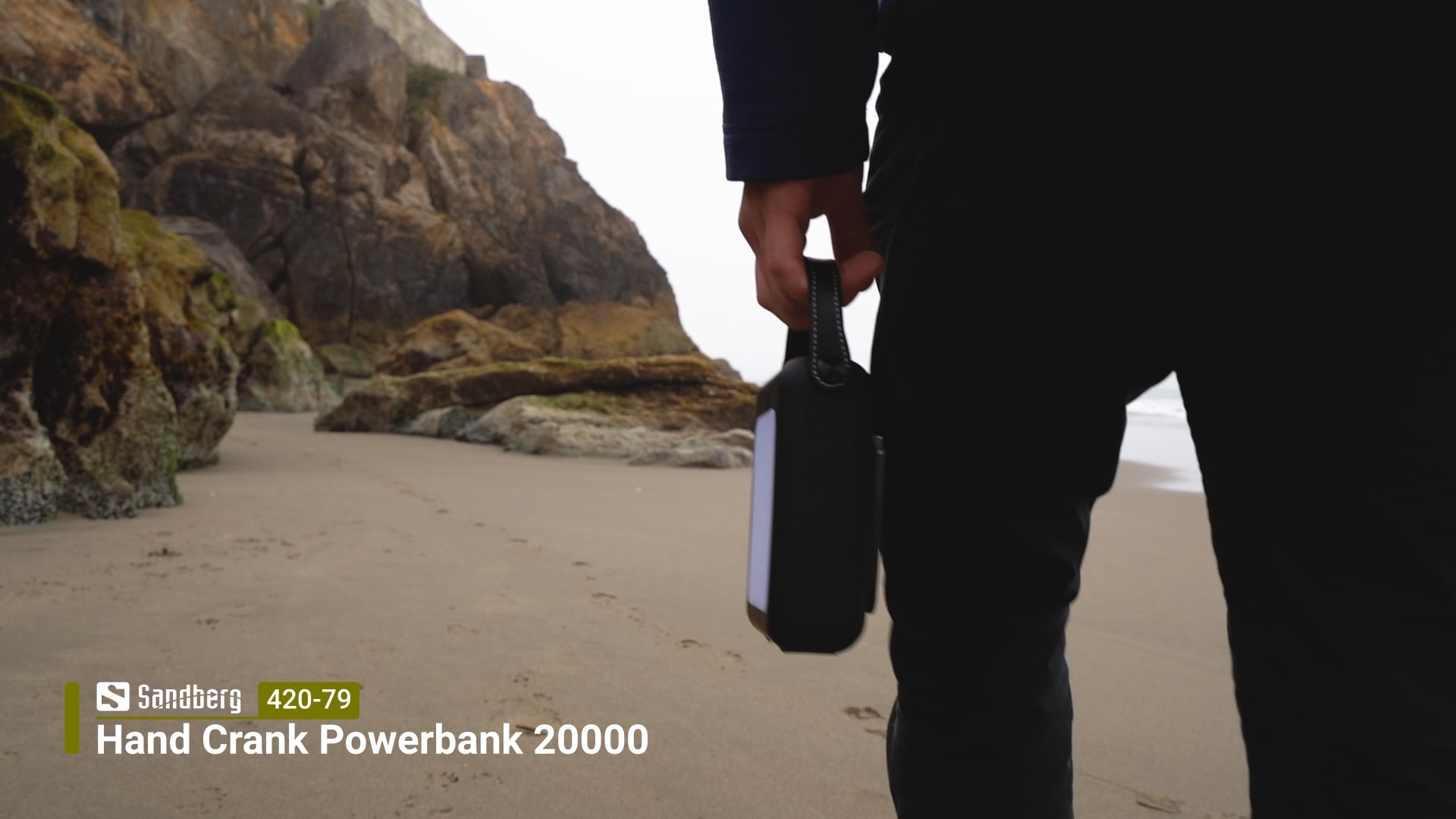 Sandberg Hand Crank Powerbank 20000