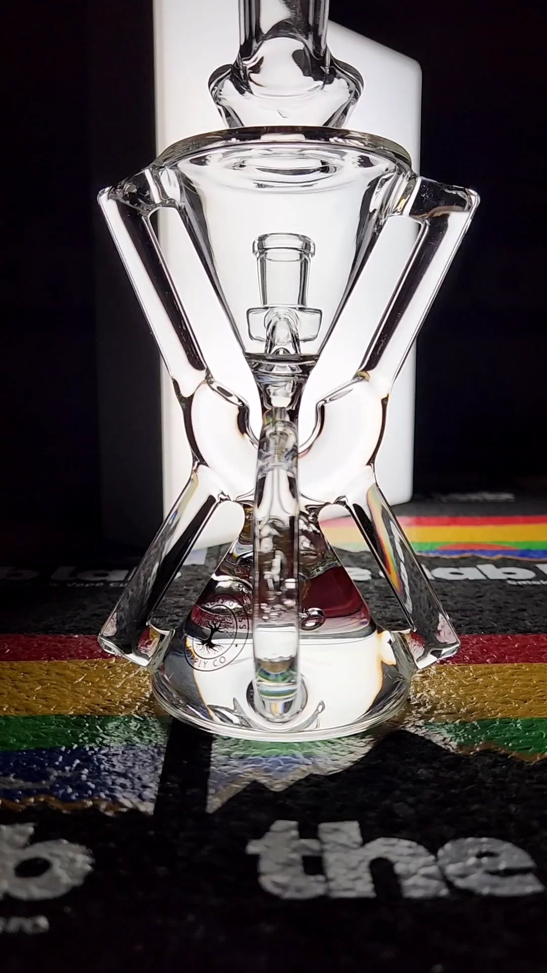 ROOTS GLASS - Spider Recycler w/ Double Uptake and Triple