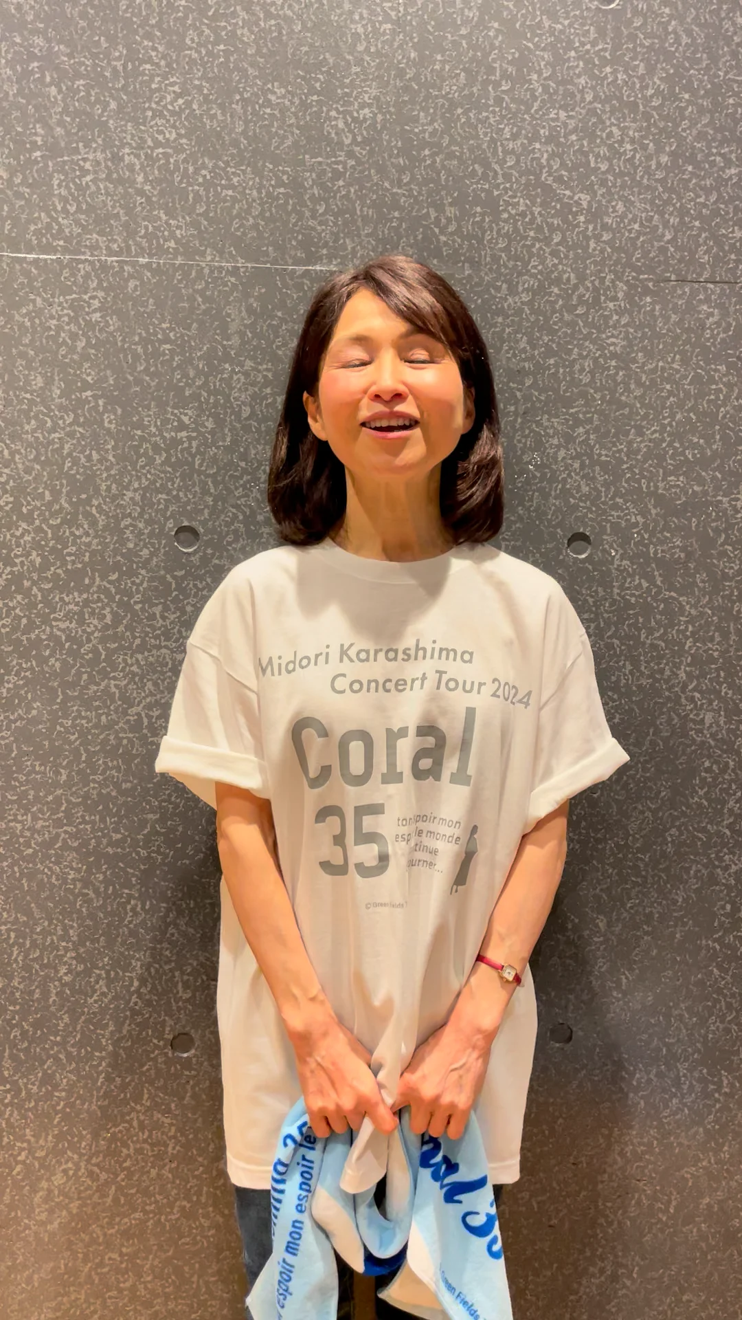 35thCoralツアーグッズTシャツサイズ詳細を追加しました 35thCoralツアーグッズTシャツサイズ詳細を追加しました
