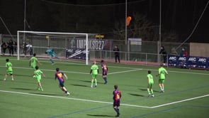 Nacho Amodeo anota un gol olímpic en l'estrena de l'infantil al MIC (0-4)
