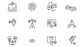 Animated Lead Generation Icons, a Solid Icon by Prosymbols (Thumbnail 8 of 8)