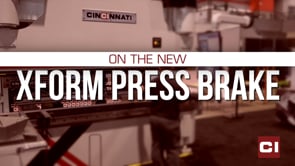 Omni-Arm on CI's XFORM Press Brake