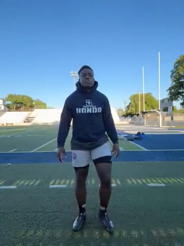 Watch micah awe's drop squats with posterior arm throws: Approved