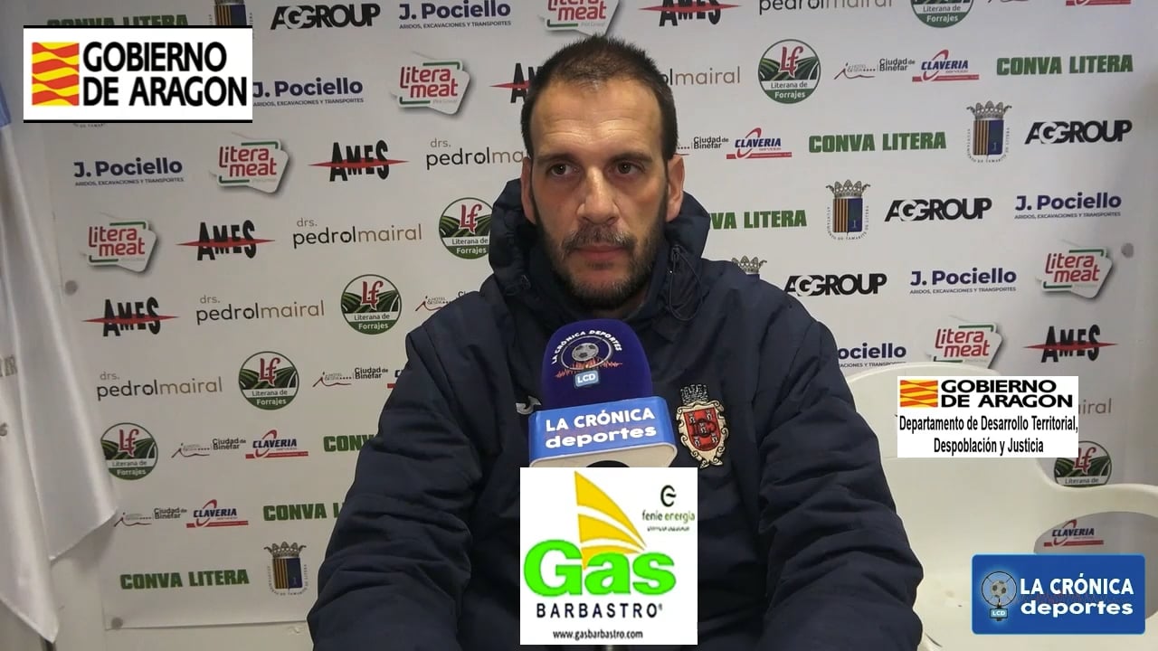 IVÁN BALLESTERO (Entrenador Fuentes) CDJ Tamarite 2-2 CD Fuentes / Jor. 25 / Tercera Rfef