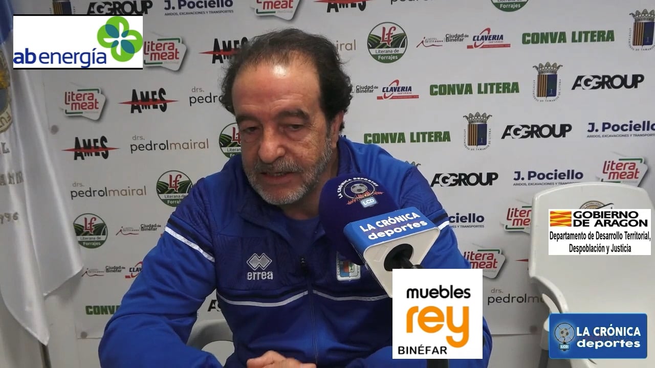 FÉLIX JIMÉNEZ (Entrenador Tamarite) CDJ Tamarite 2-2 CD Fuentes / Jor. 25 / Tercera Rfef