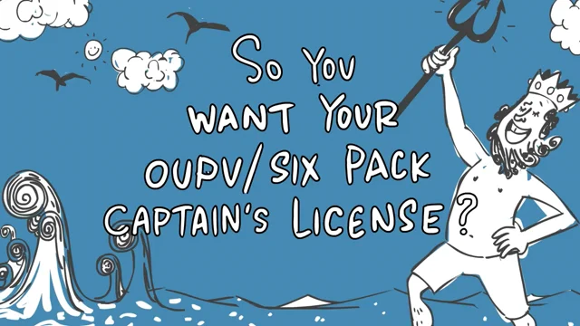 Captain's License OUPV 6-Pack - Online Course & Exam - Online