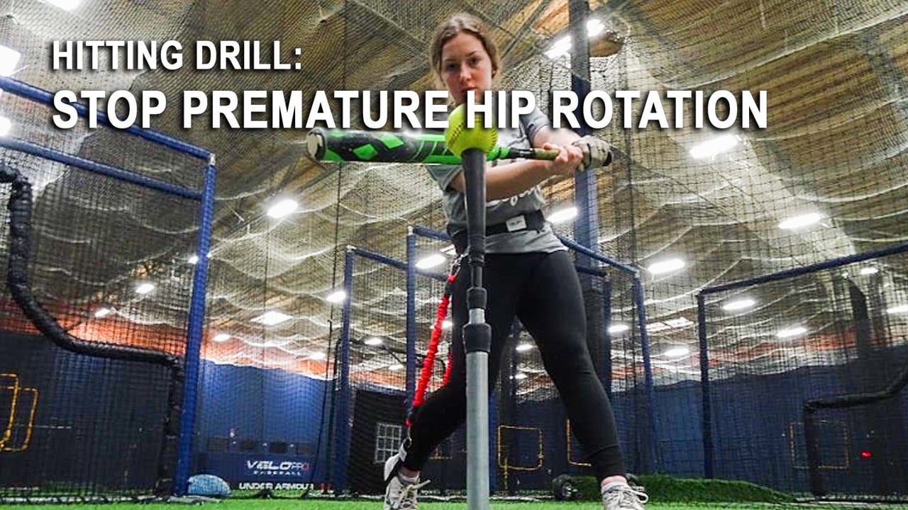 Hitting Drill: Stop premature hip rotation