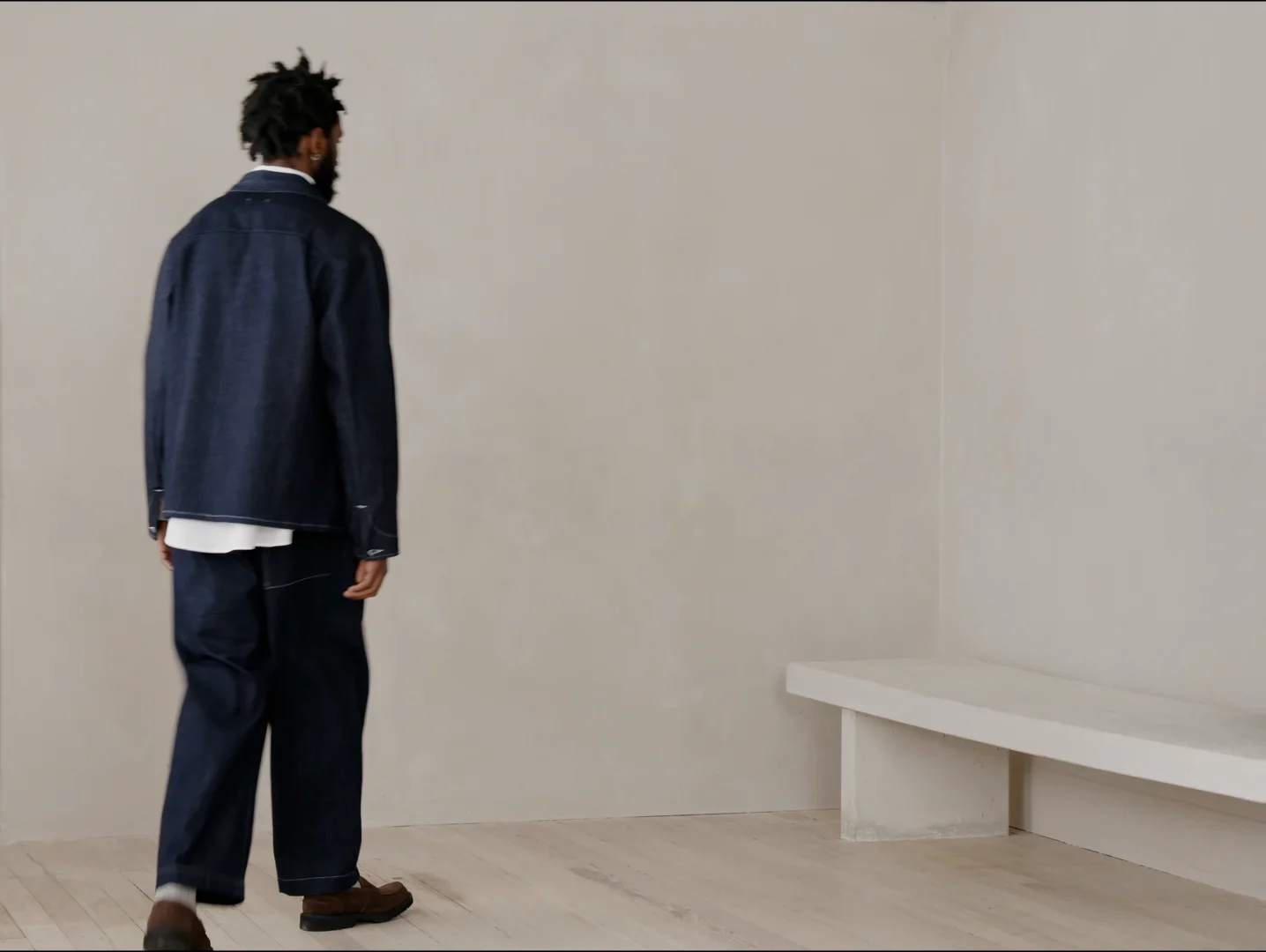 Three Pocket Jacket - Organic Cotton Denim, Indigo – evan kinori