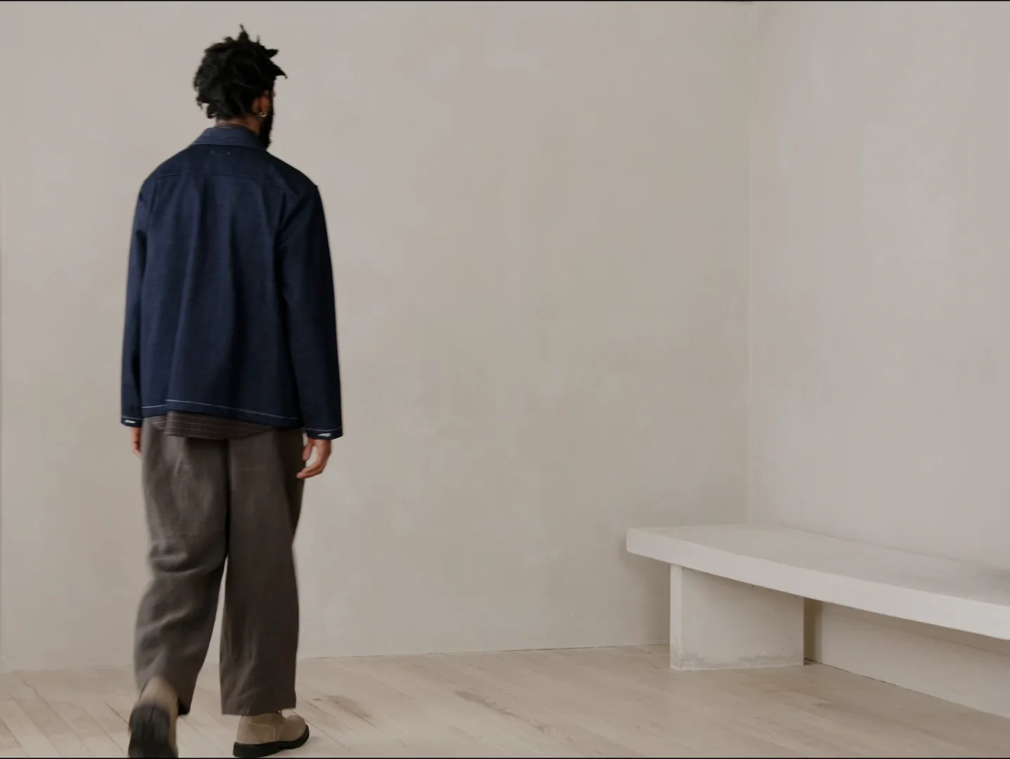 Field Shirt - Organic Cotton Denim, Indigo – evan kinori