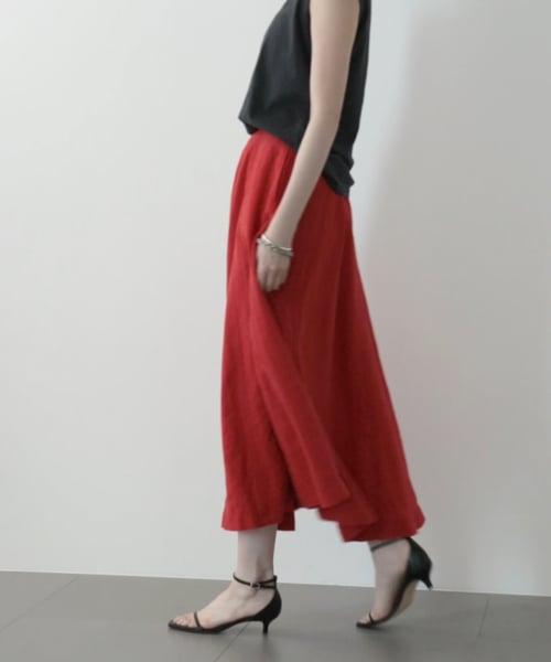 リネンロングフレアスカート | [公式]バビロン（BABYLONE）通販 