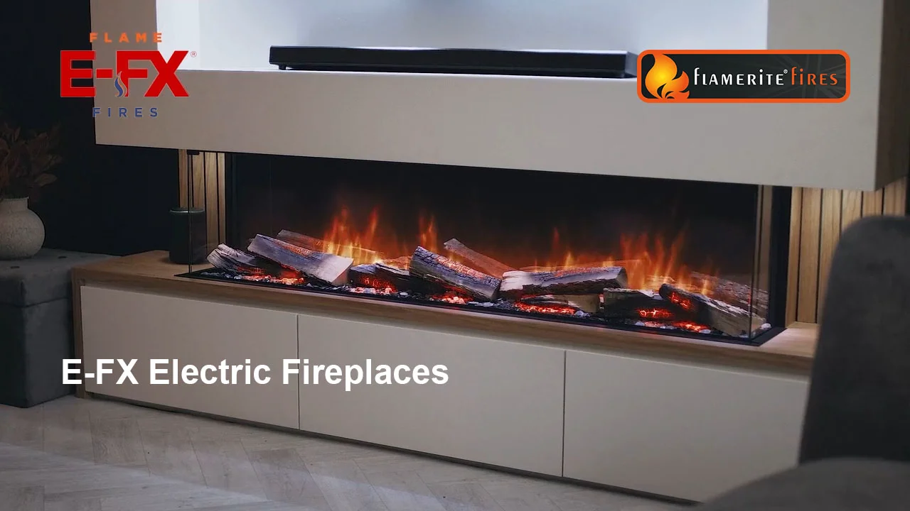Flamerite Fires E-FX Slim Line 30-inch Built-In Electric Fireplace