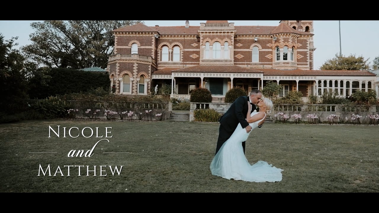 Rippon Lea Estate Wedding Video, Melbourne - Nicole and Matthew