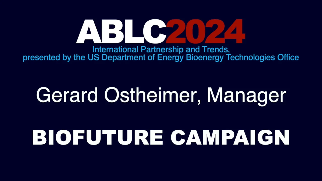 ABLC 2024 – Gerard Ostheimer, Manager, Biofuture Campaign