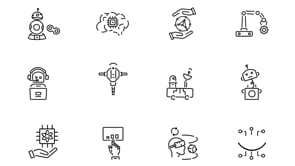 Machine Learning Icon Set, an Outline Icon by Prosymbols (Thumbnail 7 of 7)