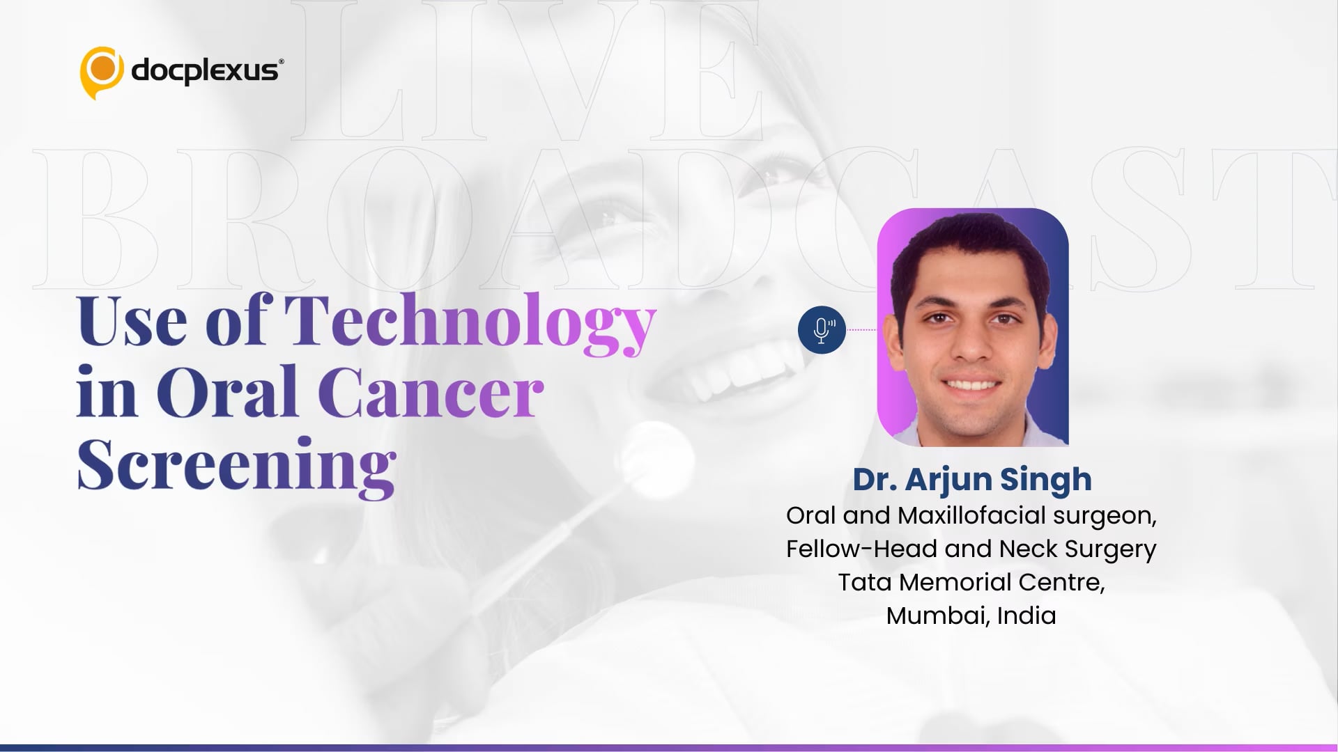 Use of Technology in Oral Cancer Screening