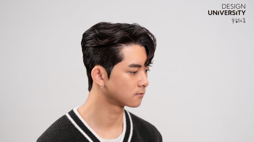韓國男士髮型-側梳油頭