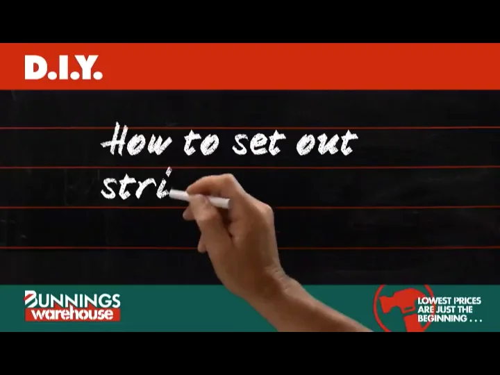 How To Set Out String Lines for a Carport on Vimeo