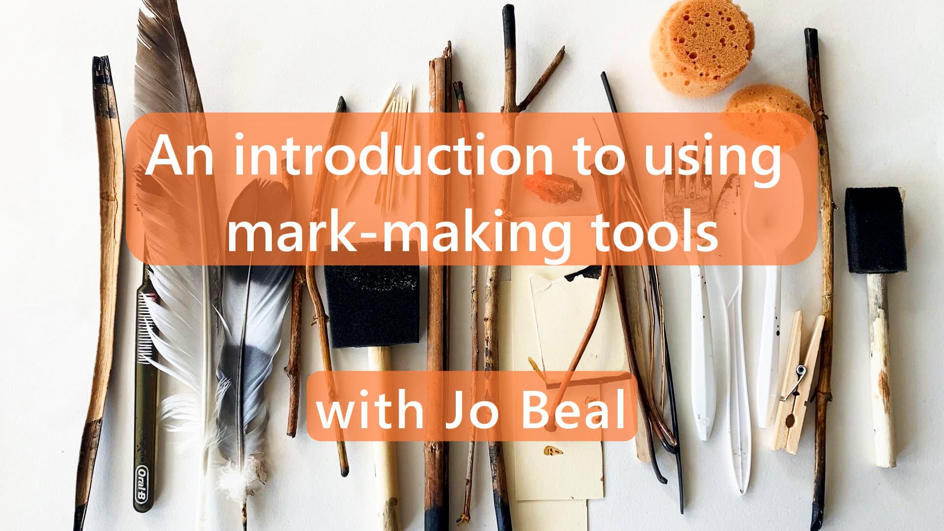 An introduction to using Mark Making tools - taster