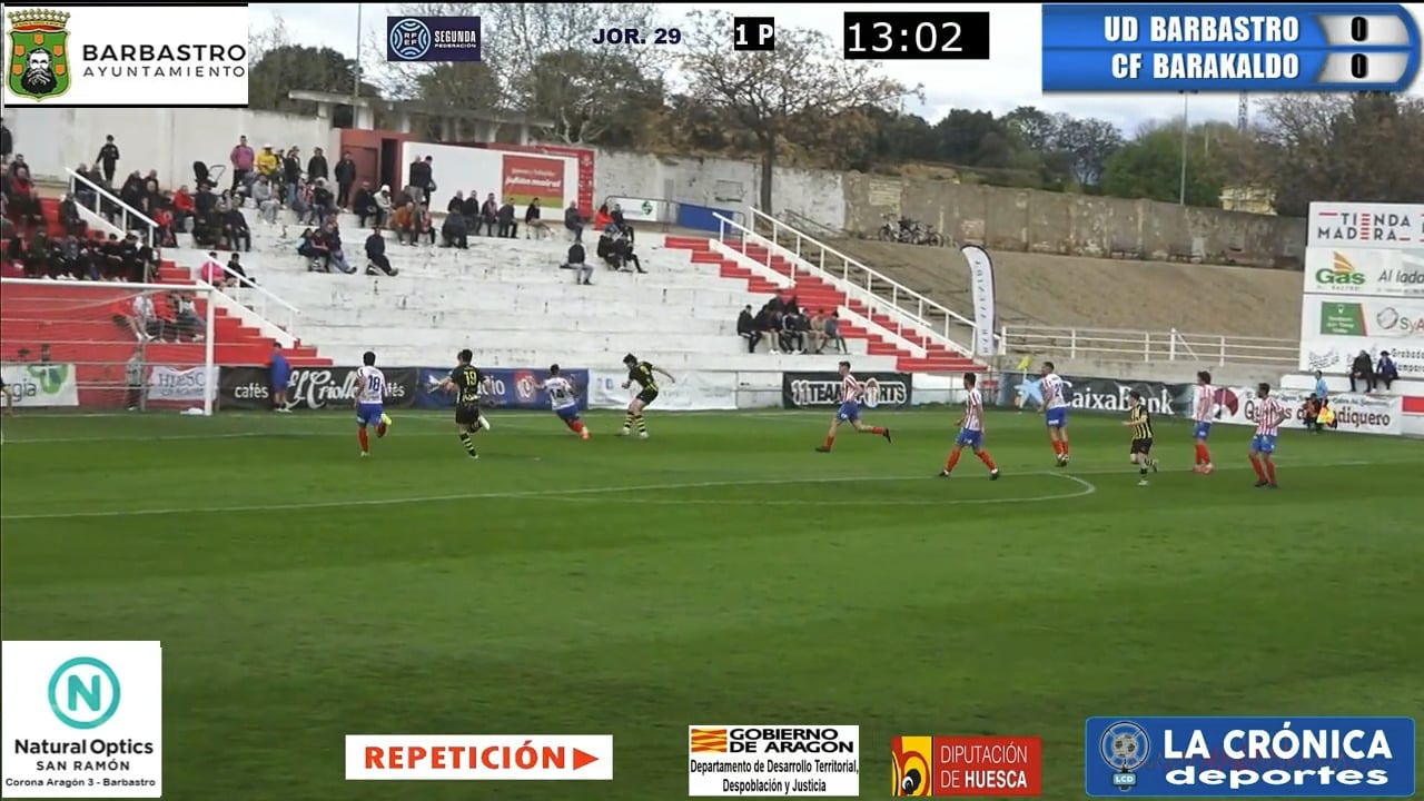 (RESUMEN Y GOLES) UD Barbastro 0-2 CF Barakaldo / Jor. 29 - Segunda Rfef / Gr 2