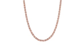 14kt Rose Gold Small Byzantine Necklace