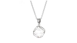 8-8.5mm Cultured Pearl Jewelry Set Earrings and Pendant Necklace in Sterling Silver