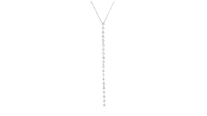 1.00 ct. t.w. Diamond Y-Necklace in Sterling Silver
