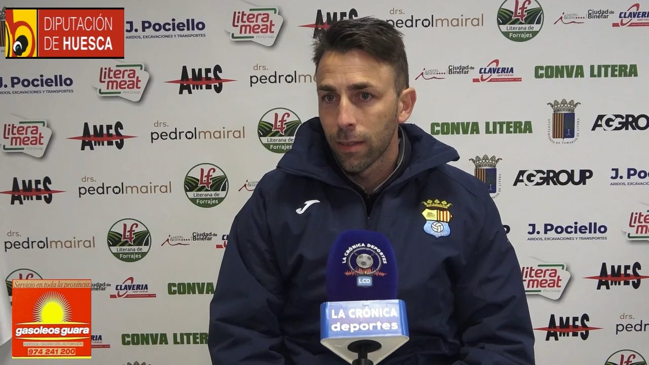 JOSÉ CARLOS GALLEGO (Entrenador Almudévar) CDJ Tamarite 1-2 AD Almudévar / Jor. 27 / Tercera Rfef