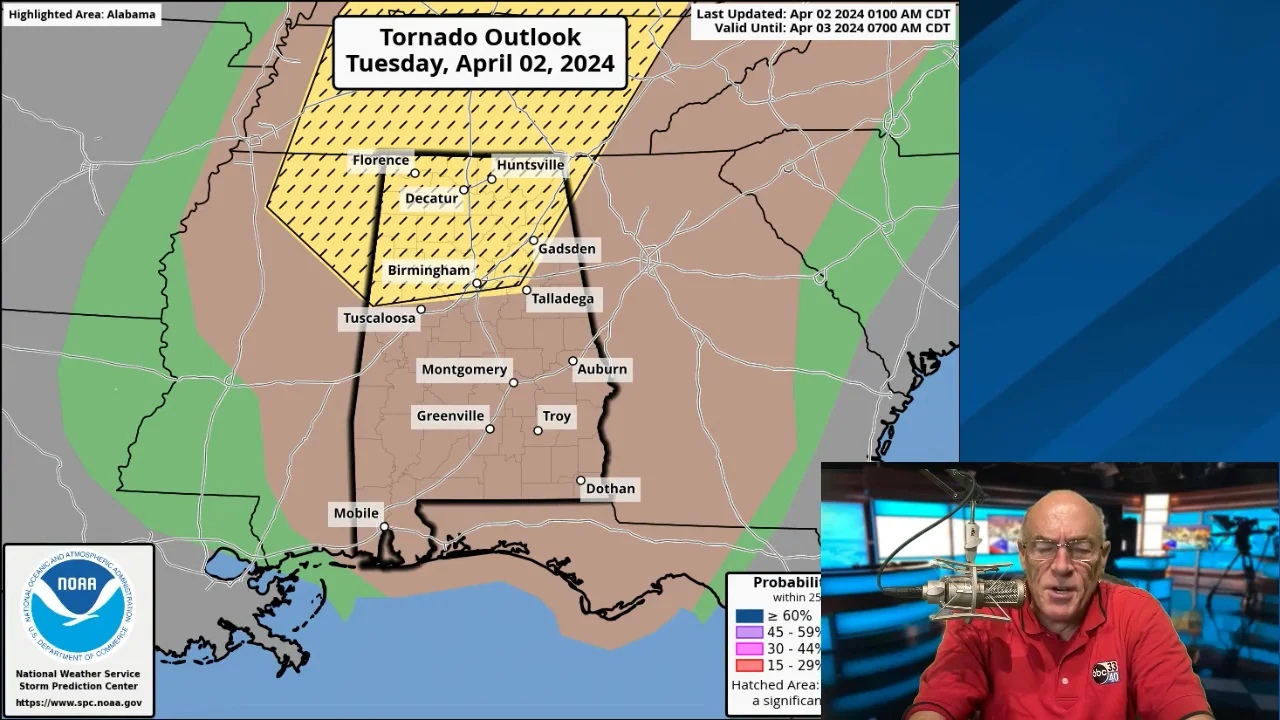 James Spann urges Alabamians to stay alert with strong storms possible ...