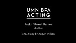 Taylor Shanel Barnes - Rena, Jitney by August Wilson