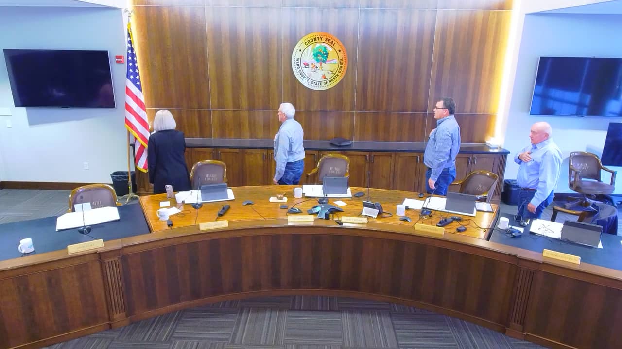 4.2.2024 Ward County Commission Meeting: Start time 9:00AM, Comm ...