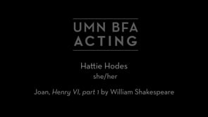 Hattie Hodes - Joan, Henry VI, part 1 by William Shakespeare