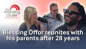 Blessing Offor on reuniting with his Mom and Dad for the first time in 28 years