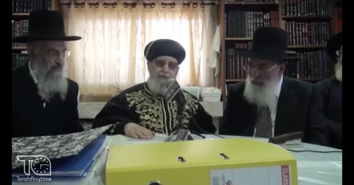 R' Ovadia Yosef ZTL | מכירת חמץ של ידי בדץ בית יוסף ערב פסח תשעג