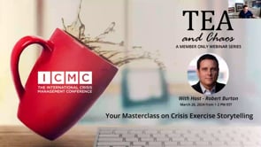 Tea and Chaos: Your Masterclass on Crisis Exercise Storytelling