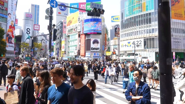 渋谷スクランブル交差点のサムネイル画像