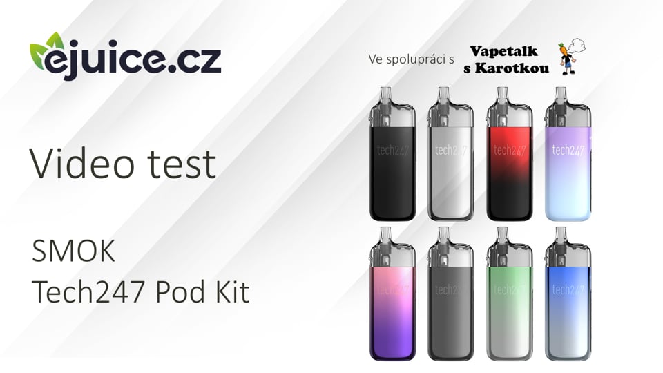 SMOK Tech247 Pod Kit - video test (CZ)