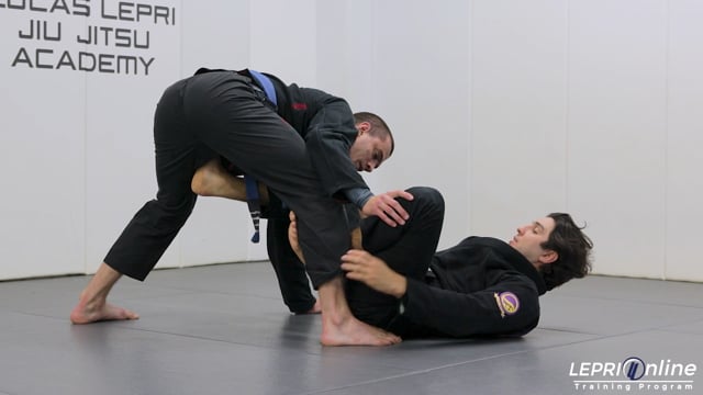 De La Riva to One Leg X Transition to Sweep