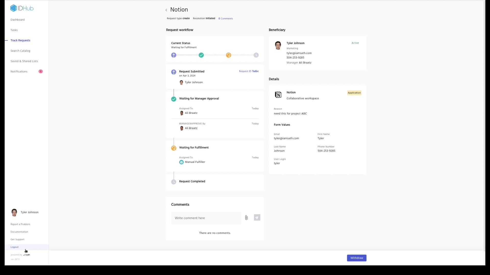 #1 - Request for an application and the approval process