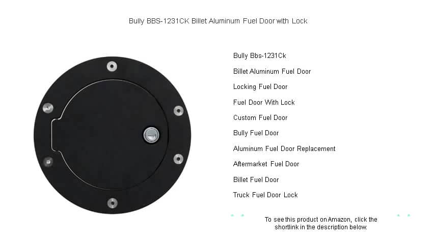 Bully Bbs 1231ck Billet Aluminum Fuel Door With Lock On Vimeo 6191